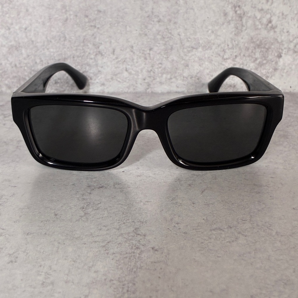 Burberry BE4443 3001/87 Black Rectangular Sunglasses 55□20 – New - Picture 7 of 11